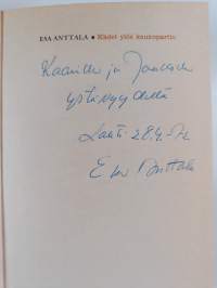 Kädet ylös kaukopartio (signeerattu, tekijän omiste)