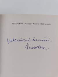 Veikko Helle : Puuseppä Suomen eduskunnasta (signeerattu, numeroitu)