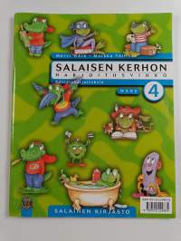 Salaisen kerhon harjoitusvihko 4 : Oikeinkirjoitus ja kielentuntemus ; Käsialaharjoituksia