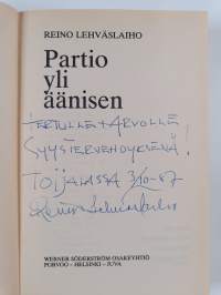 Partio yli Äänisen (signeerattu, tekijän omiste)