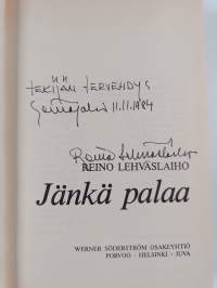 Jänkä palaa (signeerattu)