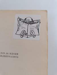 J.V. Snellmanin ja hänen vaimonsa kirjeenvaihto