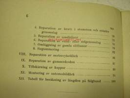 Lärobok i vulkanisering -vulkanoinnin oppikirja ruotsiksi