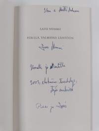 Perillä, valmiina lähtöön (signeerattu, tekijän omiste)