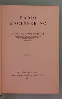 Radio Engineering.   (  radiotekniikka, elektroniikka, tyhjiöputket, insinööritiede, klassikko )