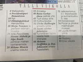 Anna 1991 nr 41, Turun "Missimafian" salaisuus, Heinäsirkka, Merja Tammi, Don Johnson ja Melanie Griffith yhteishaastattelu, muoti, Ulrika Hallberg