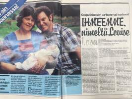 Jaana 1980 nr 1, Pirkko Mannola, Päivi Uitto, Koeputkilapsen vanhempien tarina, Parhaiten pukeutuneet - Marion Rung, Marja Naskila