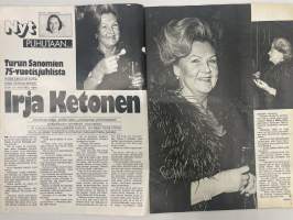 Jaana 1980 nr 2, Irja Ketonen, Annikki Saarela - parhaiten pukeutuneet, Sirkka ja Teuvo Aura, Alma Phil-Klee, Laulavat Ruohoset, Saara Pakkasvirta