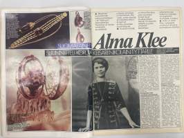 Jaana 1980 nr 2, Irja Ketonen, Annikki Saarela - parhaiten pukeutuneet, Sirkka ja Teuvo Aura, Alma Phil-Klee, Laulavat Ruohoset, Saara Pakkasvirta