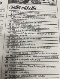 Jaana 1980 nr 3, Marja Korhonen, Irma Seikkula, Anneli Sari, Tunnettuja koteja - Kotkaniemi, Puserot, Sinikka Aaltonen - ompelija