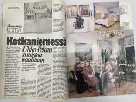 Jaana 1980 nr 3, Marja Korhonen, Irma Seikkula, Anneli Sari, Tunnettuja koteja - Kotkaniemi, Puserot, Sinikka Aaltonen - ompelija