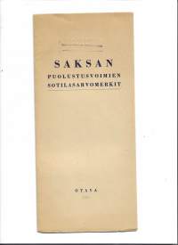 Saksan Puolustusvoimimien sotilasarvomerkit (Wehrmacht) 1941