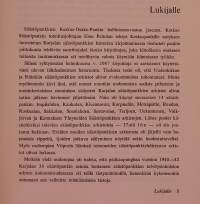 Luovutetun Karjalan säästöpankit.   ( paikallishistoria, taloushistoria, säästöpankit, pankkihistoria, Karjala )