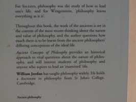 Ancient Concepts of Philosophy