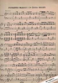 Fosterländska marscher arrangerade för Pianoforte