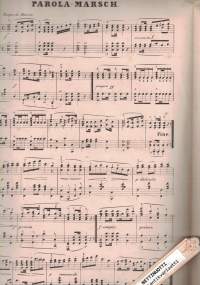 Parola Marsch för Pianoforte + Romance