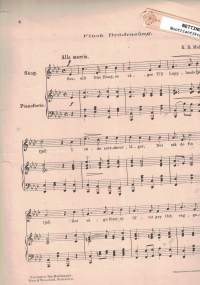 HANGÖ MARSCH satt i musik af K. Collan till minne af Hangö stads 25-års fest den 12 Februari 1903