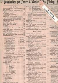 HANGÖ MARSCH satt i musik af K. Collan till minne af Hangö stads 25-års fest den 12 Februari 1903