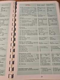 Technische daten deutsher personenkraftwagen 1966 ja 1967