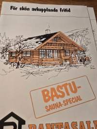 Rantasalmi hirsitalo ja huvila myyntiesitteet 3 kpl