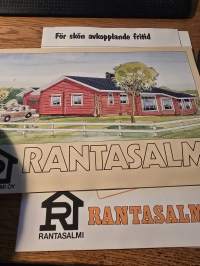 Rantasalmi hirsitalo ja huvila myyntiesitteet 3 kpl