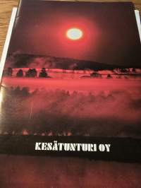 Kesätunturi oy hirsitalo ja huvila myyntiesitteet 9 kpl
