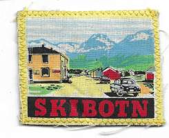 Skibotn - hihamerkki kangasmerkki matkailumerkki