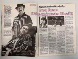 Jaana 1980 nr 16, Johanna Raunio, Marianne Aström toipuu kolarista, Jaana yllätti Warren Beattyn, Aila Arajuuri ja Kallu Tuominen, Tuulikki Eloranta, Pekka Laiho