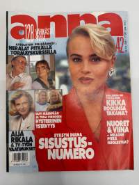 Anna 1991 nr 42, Kikka, Helge Herala ja Marja Korhonen, Anne Kukkohovi alusvaatekuvissa, sisustus, Outi Mäenpää ja Tiina Pirhonen