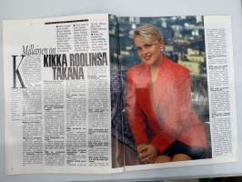 Anna 1991 nr 42, Kikka, Helge Herala ja Marja Korhonen, Anne Kukkohovi alusvaatekuvissa, sisustus, Outi Mäenpää ja Tiina Pirhonen