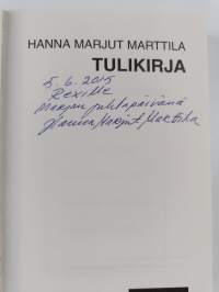 Tulikirja (signeerattu, tekijän omiste)