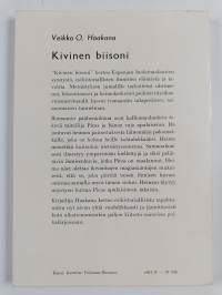 Kivinen biisoni : Nuorisoromaani (signeerattu, tekijän omiste)