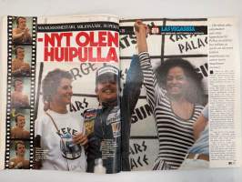 Apu 1982 nr 40, Keke Rosberg F1 maailmanmestari, Brita Koivuinen ja Pirkko Mannola, myrsky Lapissa