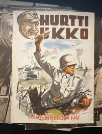 Hurtti Ukko : Suomen sodan 1939-1940 sankaritarinoita : Vuosikerta 1941 / Numerot 1-10 + joulunumero