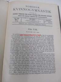 Nordisk kvinnogymnastik - årgång 1932 -sidottu vuosikerta