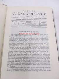 Nordisk kvinnogymnastik - årgång 1933 -sidottu vuosikerta