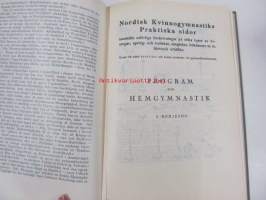 Nordisk kvinnogymnastik - årgång 1933 -sidottu vuosikerta