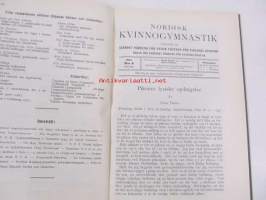 Nordisk kvinnogymnastik - årgång 1934 -sidottu vuosikerta