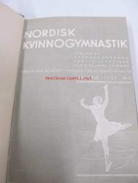 Nordisk kvinnogymnastik - årgång 1937 -sidottu vuosikerta