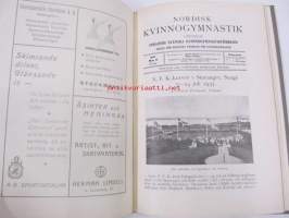 Nordisk kvinnogymnastik - årgång 1937 -sidottu vuosikerta