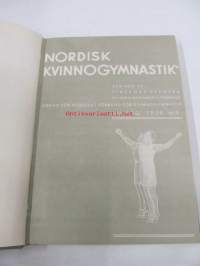 Nordisk kvinnogymnastik - årgång 1938 -sidottu vuosikerta