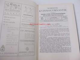 Nordisk kvinnogymnastik - årgång 1938 -sidottu vuosikerta