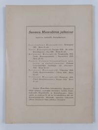 Viidennet museopäivät Kuopiossa 1938 = Femte museimannamötet i Kuopio 1938