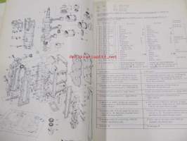 Volvo Penta Utombordsmotor / Outboard motor, typ 271, 35 hp 1969-74, 499 cc, 3-cyl. Reservdelslista / Spare parts list -varaosaluettelo