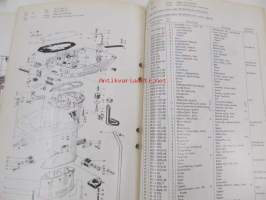Volvo Penta Utombordsmotor / Outboard motor, typ 271, 35 hp 1969-74, 499 cc, 3-cyl. Reservdelslista / Spare parts list -varaosaluettelo
