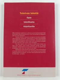 Toimivaa tekstiä : opas tekniikasta kirjoittaville