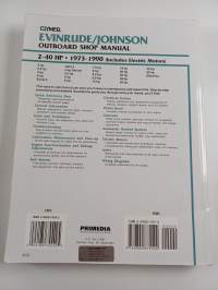 Clymer outboard shop manual : Evinrude/Johnson l2 - 40 HP, 1973 - 1990
