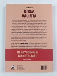 Oikea valinta : Rekrytoinnin menetelmät