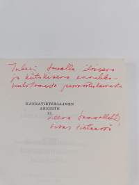 Suomalainen kansanomainen jalaskehto = Die finnische volkstumliche Kufenwiege (signeerattu, tekijän omiste)