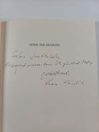 After the Deadline (signeerattu, tekijän omiste)